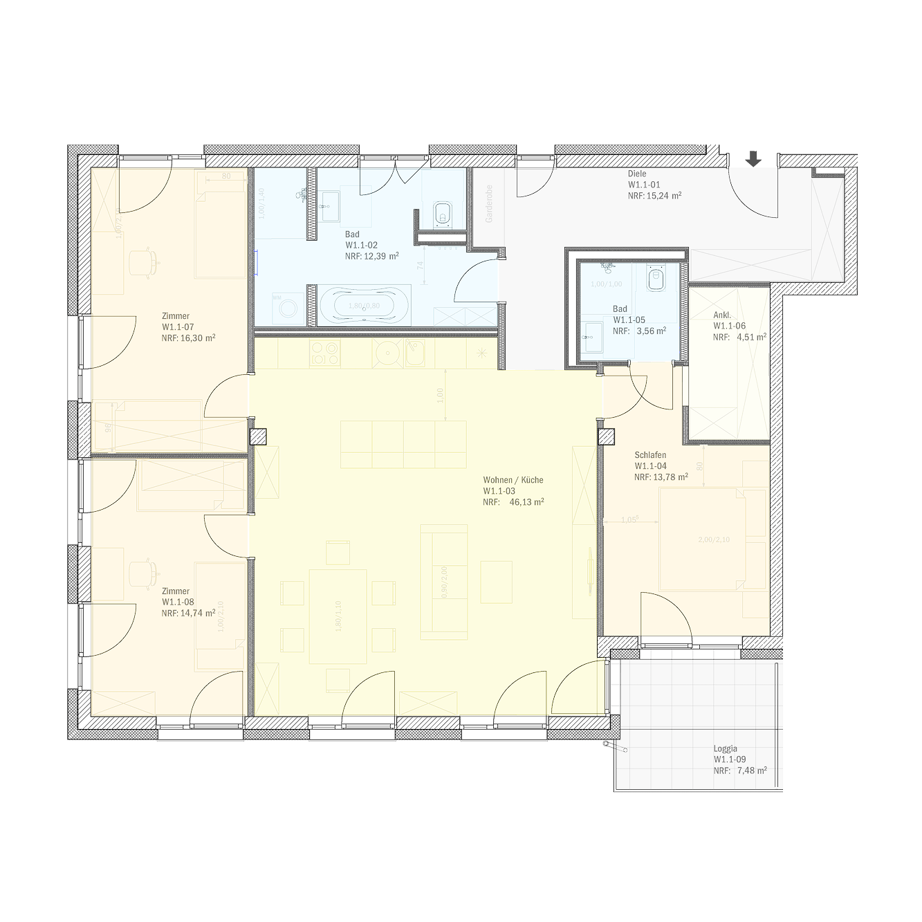 BBS Wohnung Grundriss