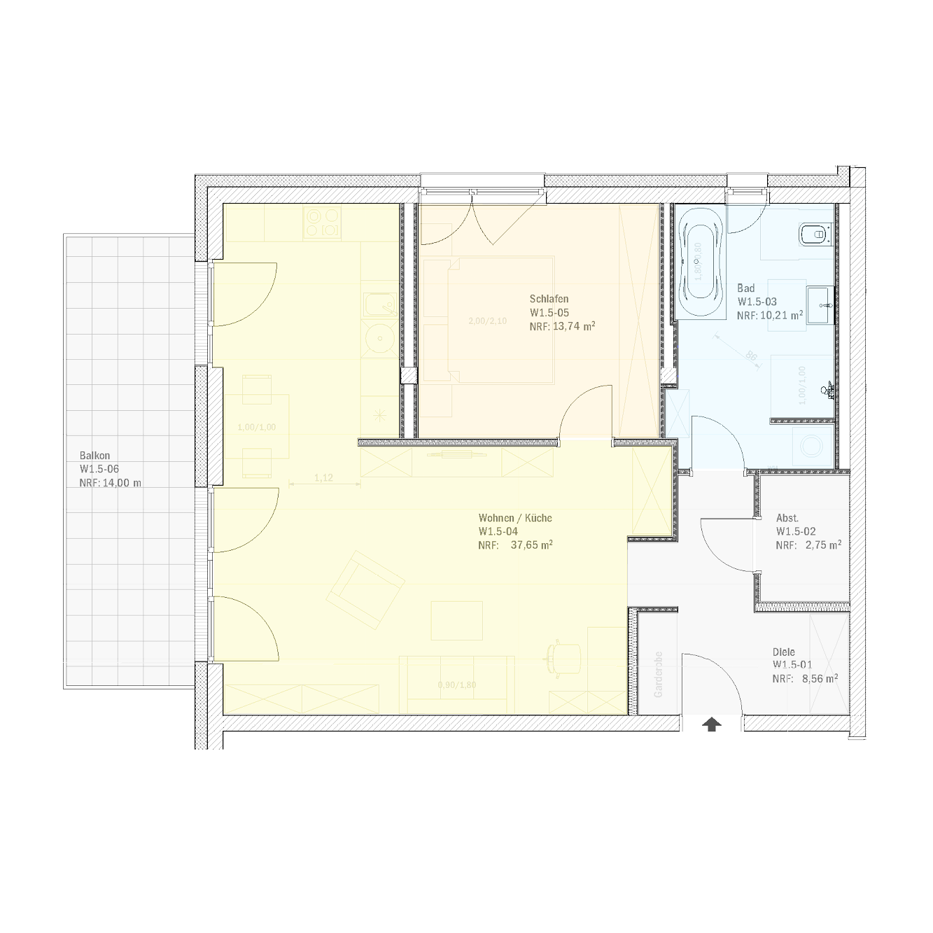 BBS Wohnung Grundriss